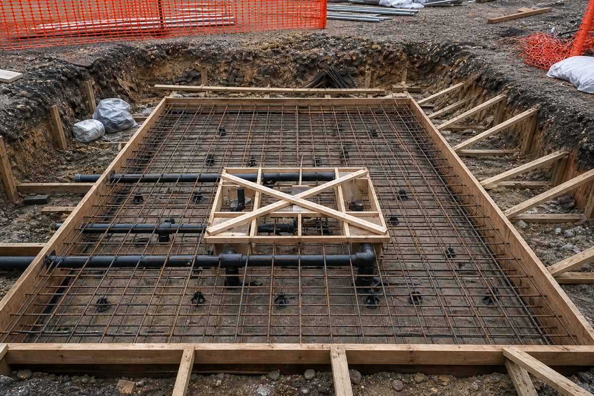 Construction formwork used to illustrate that AI text still needs a human check against the build sequence.